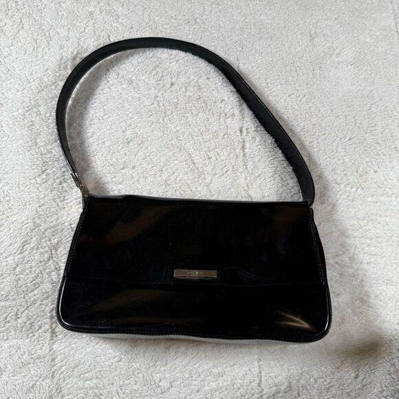 Vintage Y2K Black Nine West Women’s Shoulder Bag Purse - Picture 1 of 6
